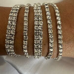 Elegant Bling Rhinestone Stretch Bracelet
